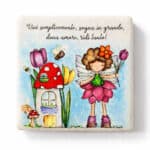 Mattonella 5X5 con magnete “Flowers & Friends”