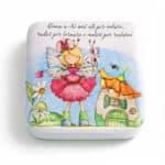 Scatolina in ceramica 8×8 “Flowers & Friends” - immagine 3