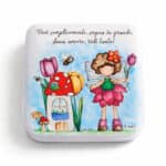 Scatolina in ceramica 8×8 “Flowers & Friends” - immagine 11