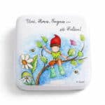 Scatolina in ceramica 8×8 “Flowers & Friends” - immagine 7