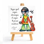 Mini tela con cavalletto 8X8 "Miti e Leggende" - immagine 4