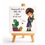 Mini tela con cavalletto 8X8 "Miti e Leggende"