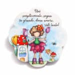 Fiore legno con magnete 6X6 “Flowers & Friends” - immagine 3