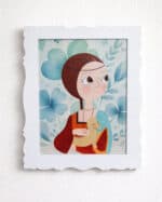 Quadretto magnete 6,5x8 "Piccole Opere" - immagine 4