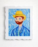 Quadretto magnete 6,5x8 "Piccole Opere"